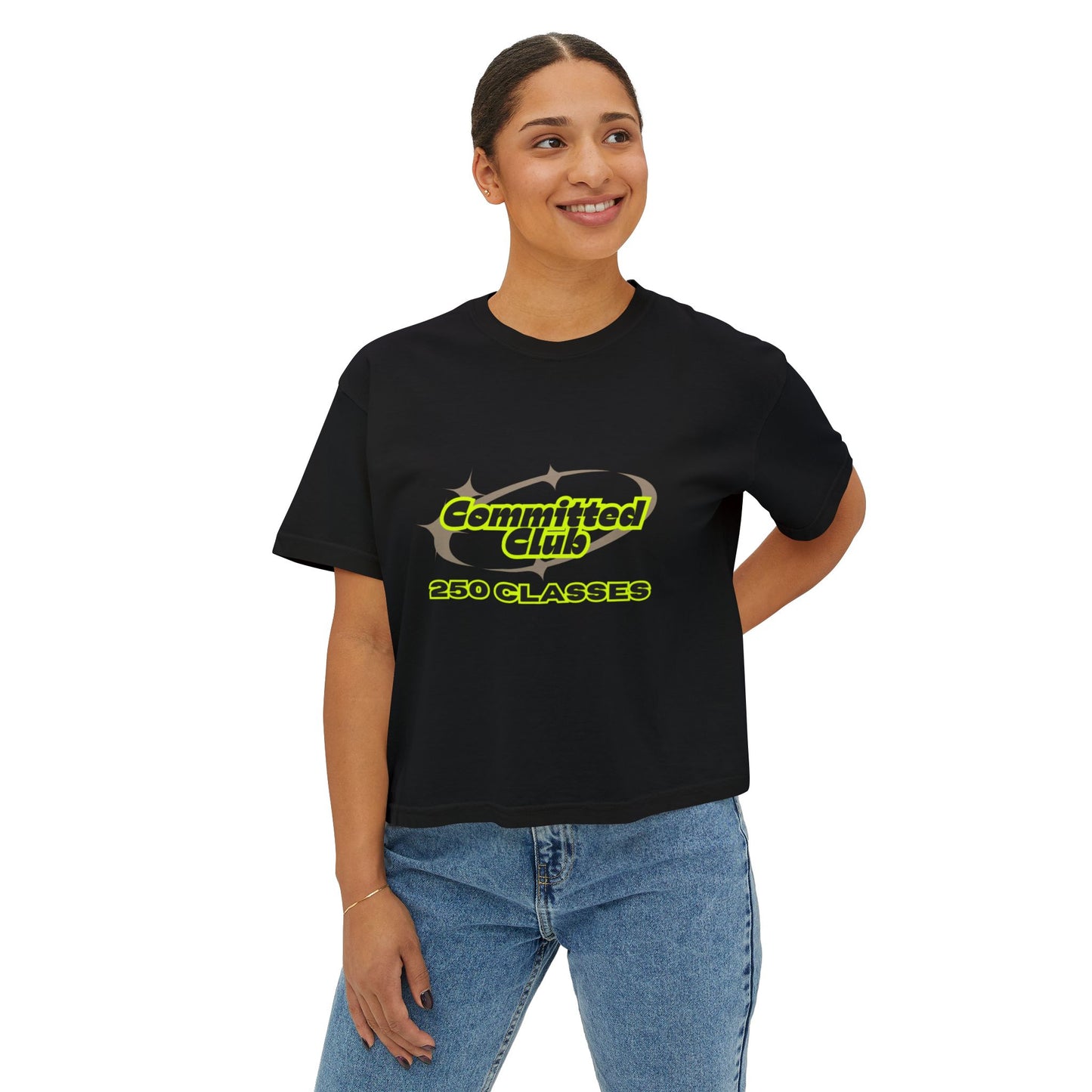 Boxy Graphic Tee - Motivational Workout Shirt, Everyday Comfort Tee, Fitness Gift, Casual Wear, Inspirational Apparel