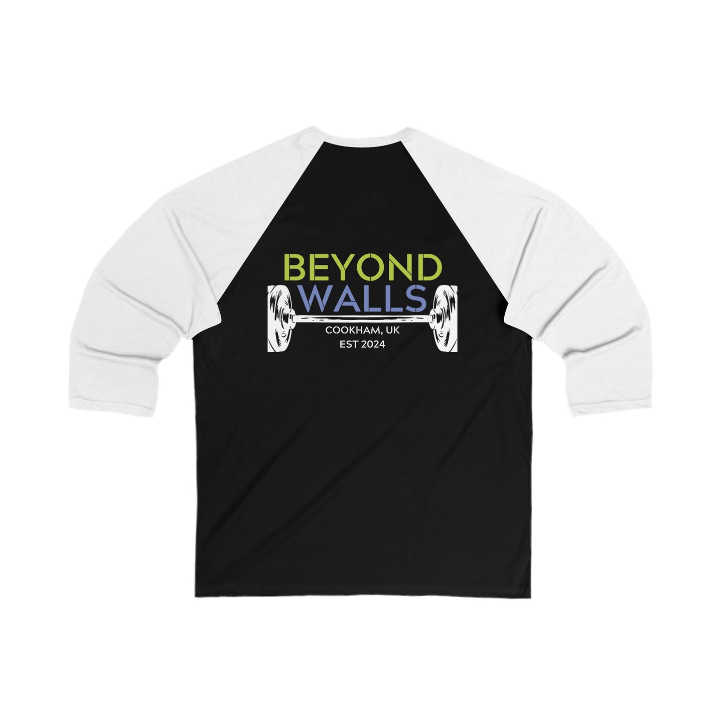 Fist Bump Unisex Quarter Sleeve Baseball Tee