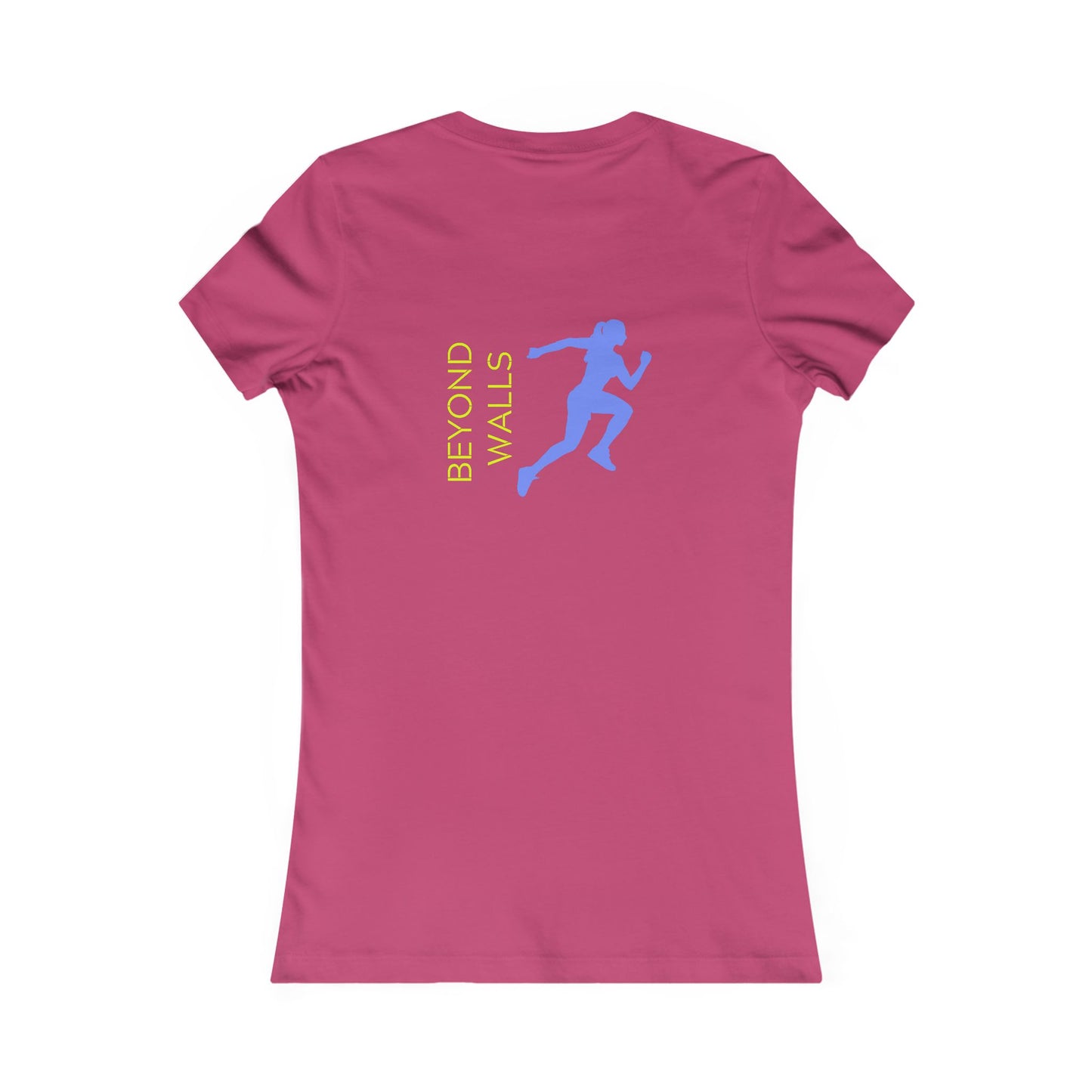 Beyond Walls Motivational Words Women's Fitted Tee